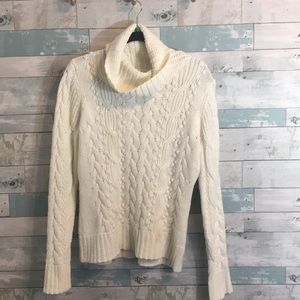 Cream sweater size large